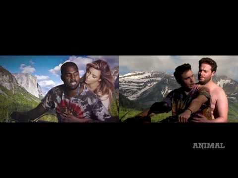 James Franco and Seth Rogen Do Kanye West's Bound 2: See it Side by Side