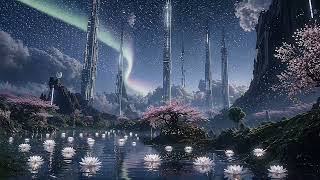 Fall Asleep in 3 Minutes Under the Cosmic Sky l Brain Flower Deep Sleep Music 432Hz 528Hz Healing