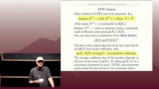 Lecture #4 part 3: Lattice-Based Public Key Cryptosystems | Joseph H. Silverman