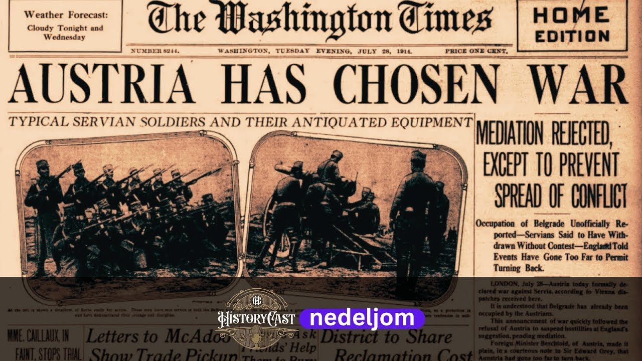 Austrougarski ultimatum Srbiji 1914. | HistoryCast nedeljom