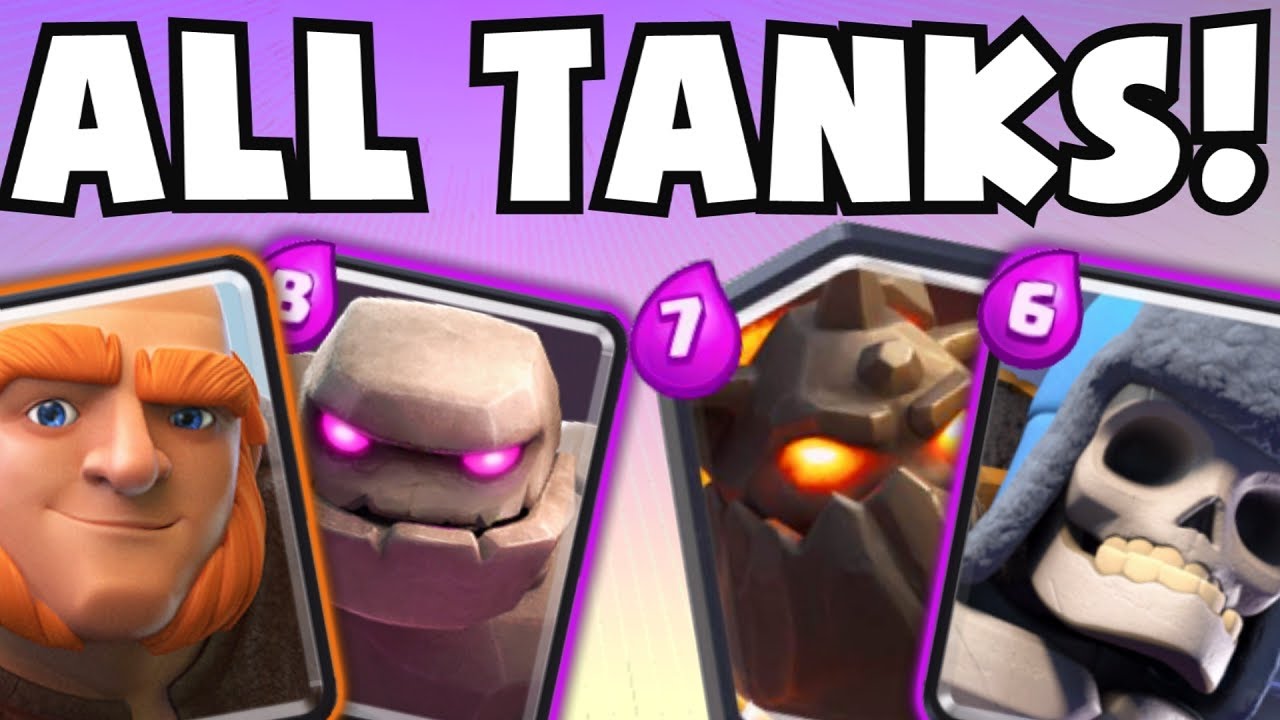 Clash Royale Heavyweight Championship All tanks deck YouTube