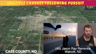 Multiple Charges Following Cass County, ND Pursuit