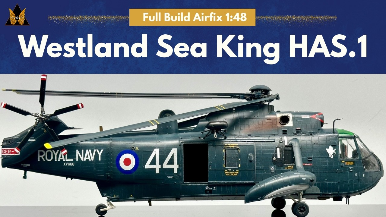 I built the 1/48 Westland Sea King HAS 1Airfix