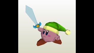 Sword Kirby de papercraft