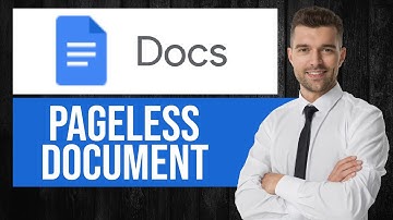 How to Make Google Docs Pageless Document | Remove Page Breaks in Docs