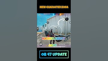 New character koda ability || ob47 new character skill #freefire #foryou #shortfeed