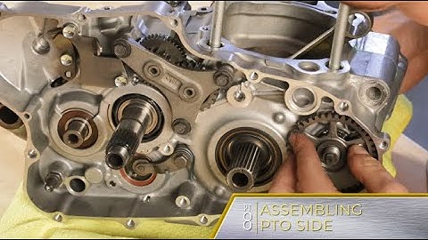 ProX CRF450X Rebuild Part 8: PTO Side Assembly