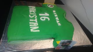 Jersey cake | fondant cake without special fondant tools