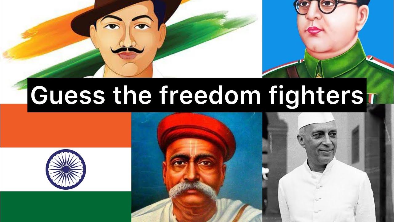 Guess the freedom fighters with the help of slogan. Freedom fighter ...