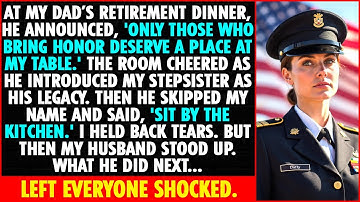 My Father Humiliated Me at His Retirement Dinner, Until My Husband Exposed the Truth…