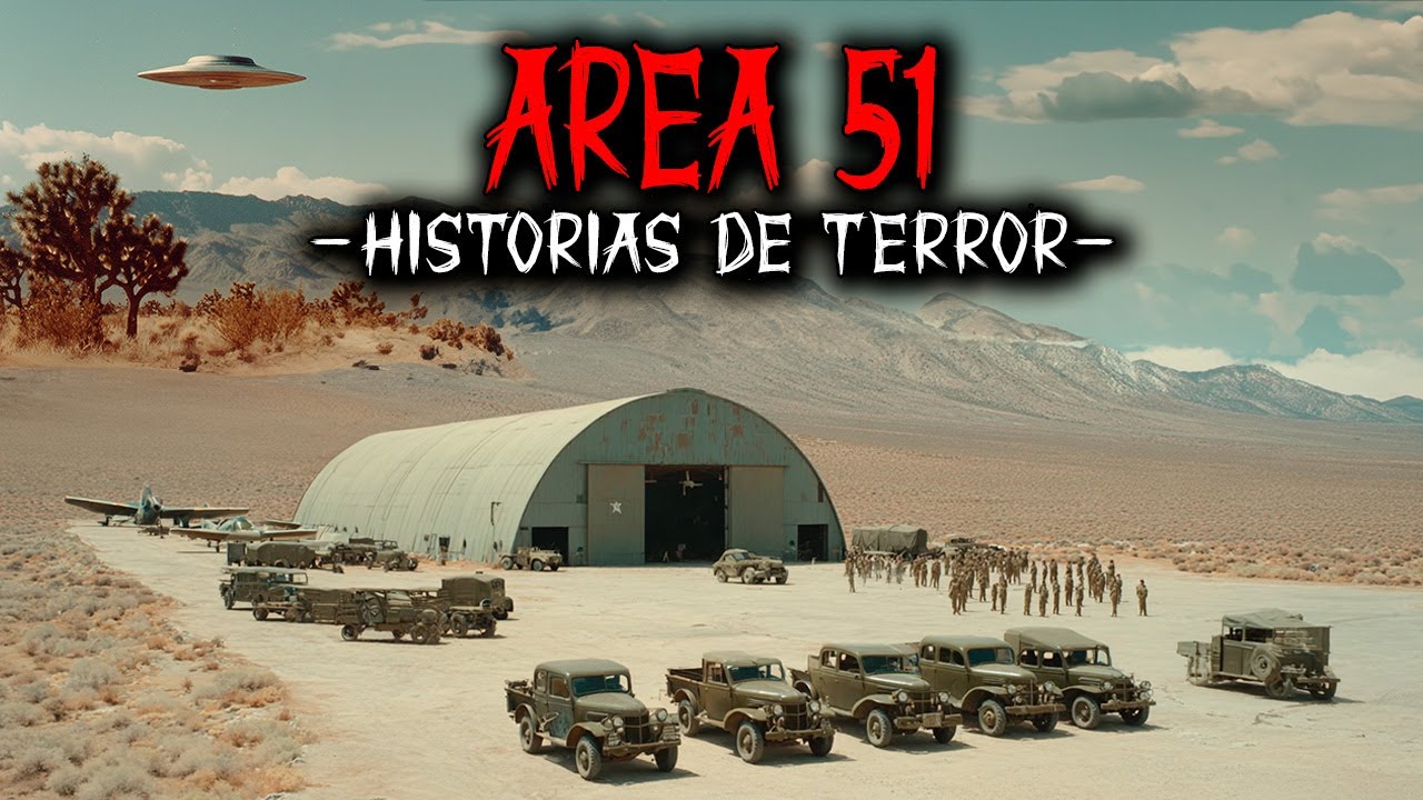 7 Historias de Terror Reales Ocurridas en Area 51 - Relatos de Terror