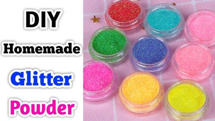 How to Make Glitter Letters