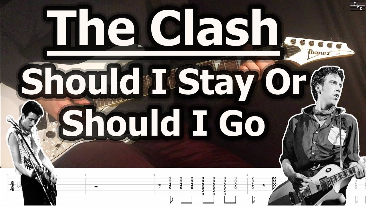The Clash Should I Stay Or Should I Go Guitar Tabs Tutorial Acordes
