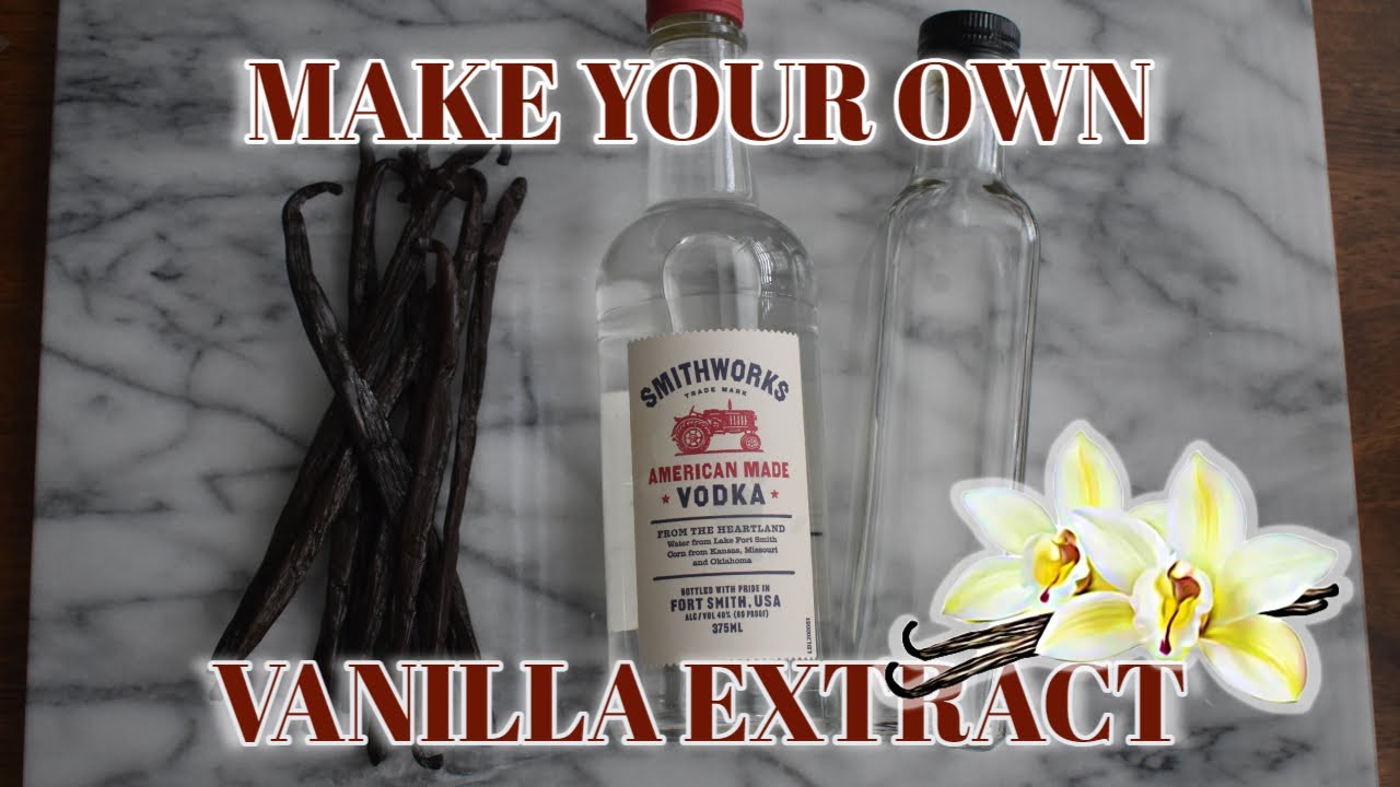 How to Make EASY Vanilla Extract at Home 