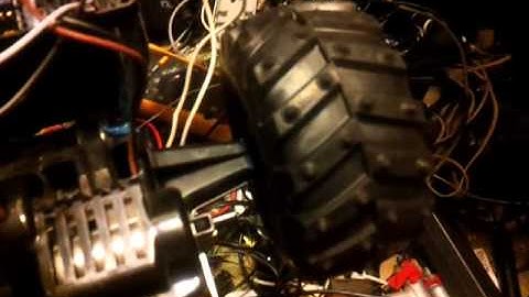 Balancing robot/segway first test unit