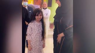 إفتتاح #الأميرة دعاء بنت محمد لمعرض إمرأة الفصول للفنانة زهور المنديل  في مركز أدهم للفنون