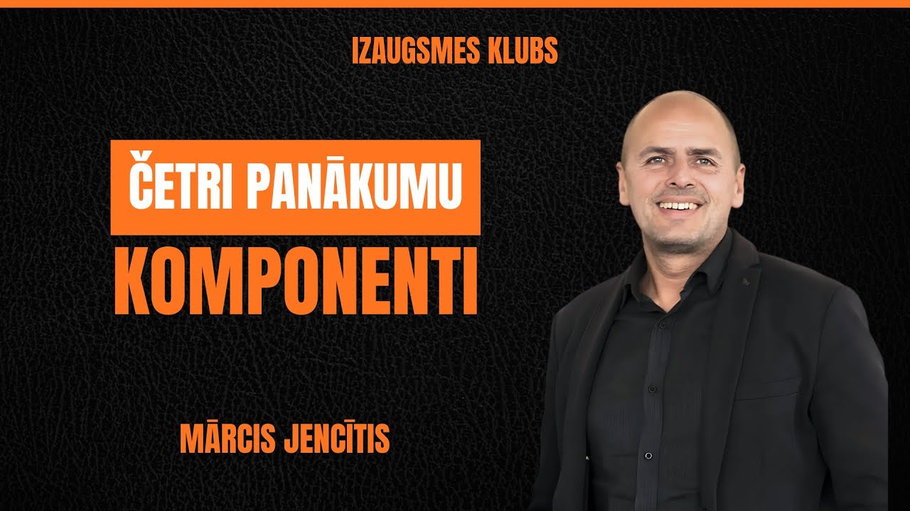 Četri panākumu komponenti | Izaugsmes klubs