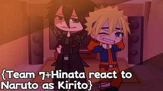 {Team 7+Hinata react to Naruto as Kirito}