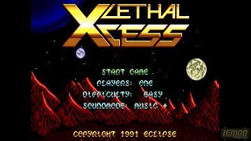 Lethal Xcess (Amiga) - A Playguide and Review - by LemonAmiga.com