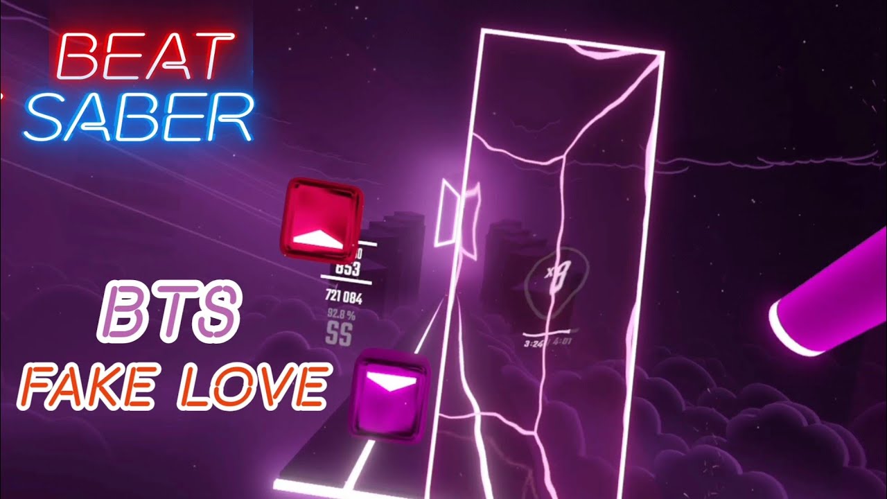 Beat Saber BTS Pack: Fake Love Expert FC / Expert+ (First Attempt)