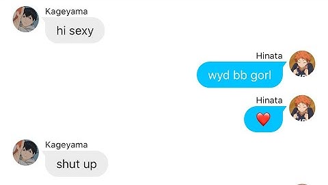 Haikyuu Texts tutorial and voice reveal??