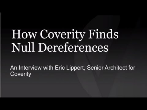 How Coverity Finds Null Dereferences