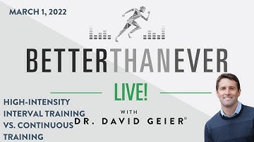 High-intensity interval training vs. continuous training exercise and more!