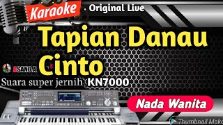 Tapian Danau Cinto - Nada Wanita || Karaoke Minang HD Versi Live 2023