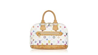 Louis Vuitton Monogram Alma PM Multicolor White Blanc M92647