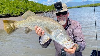 Barramundi fishing at Hinchinbrook Cardwell Nth Qld Australia 2023