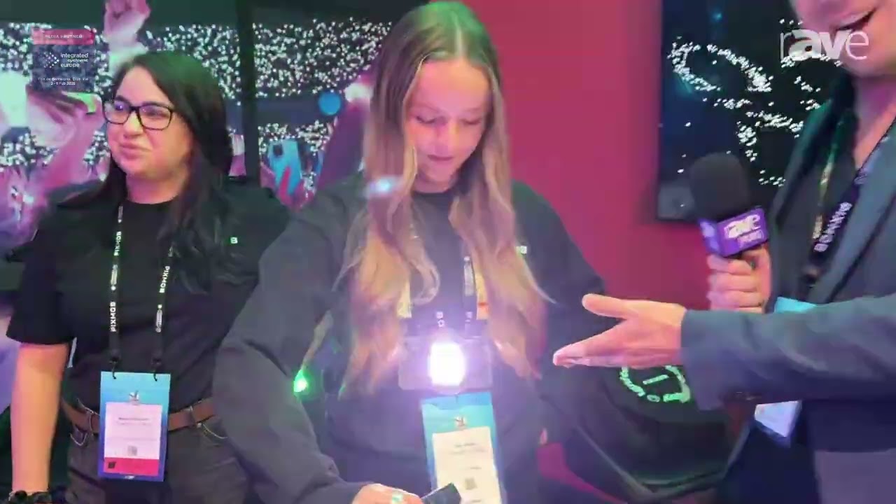 ISE 2026: PixMob Demonstrates Waveband Radio Frequency LED Wristband