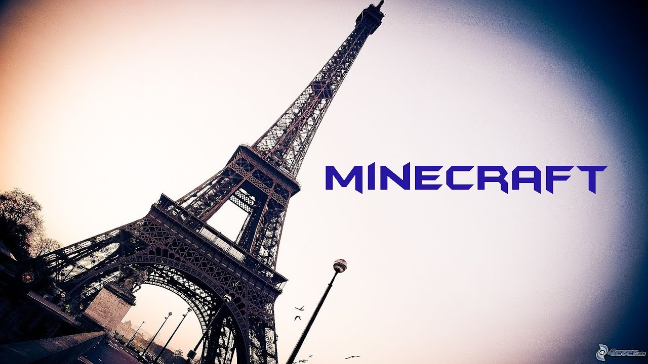 Minecraft / Comment construire une Tour Eiffel semblable a la vraie par