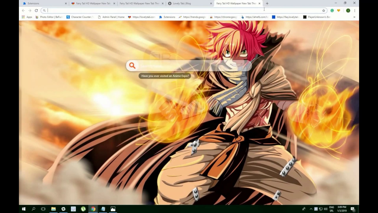 Anime Wallpaper Chrome Extension Lodge State