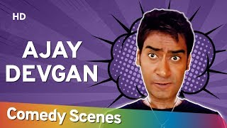 Ajay Devgan Comedy Scenes - अजय देवगन की सुपरहिट कॉमेडी सीन्स  - Top Bollywood Comedy Movie Scenes
