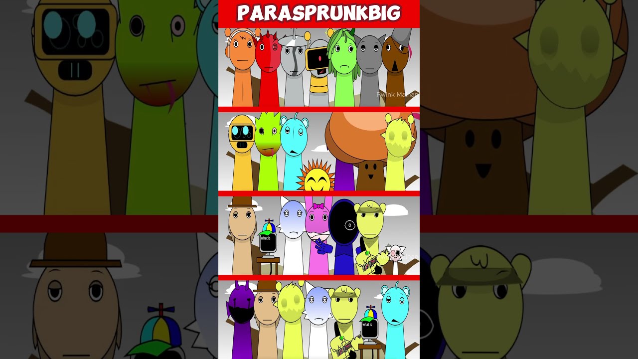 Incredibox Sprunki Parasprunki Big MIX VERSION