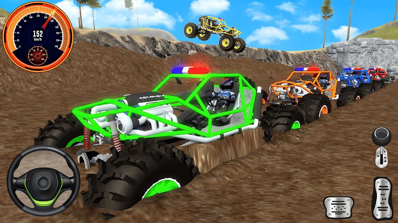 Juegos De Carros - Extreme Racing Police Crawlers Dirt Car Driving Off-Road - Android IOS [Gameplay]