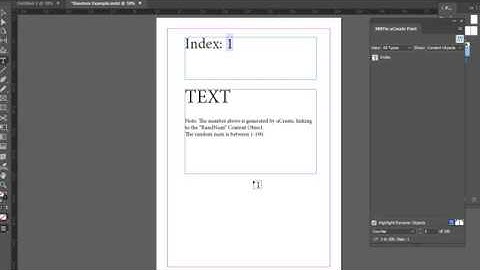 Create Random Num in uCreate Print