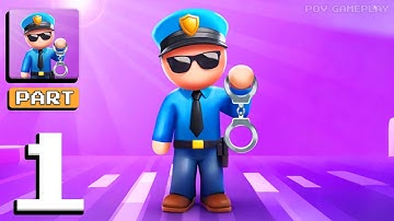 Police Station Idle - Gameplay Walkthrough Part 1 - Sheriff Office Manager (iOS, Android)