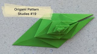 Origami pattern studies #19