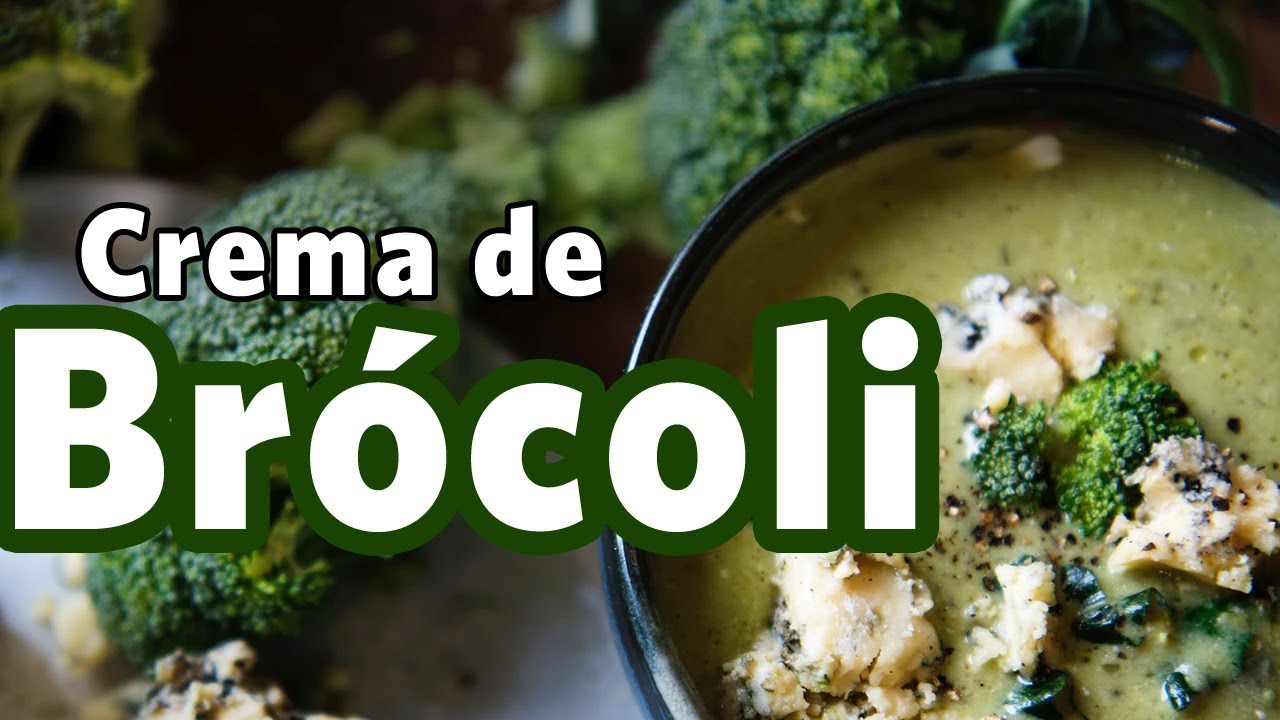 Crema de brócoli sencilla - Receta saludable saludable english
