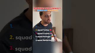 Best funniest ranking world cup squad 2026#shortvideo #youtubeshorts #funniestvideo #worldcup