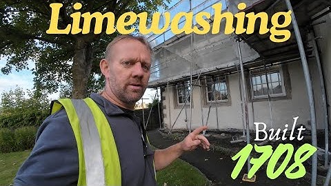 10. Inspecting Lime Wash applied & Cast Iron Guttering installation