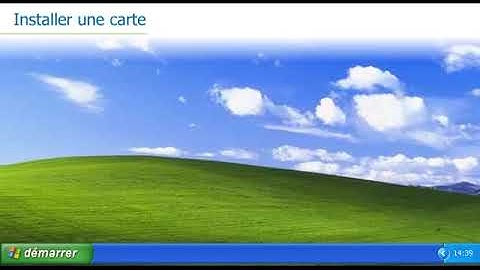 Choix et installation dune carte reseau