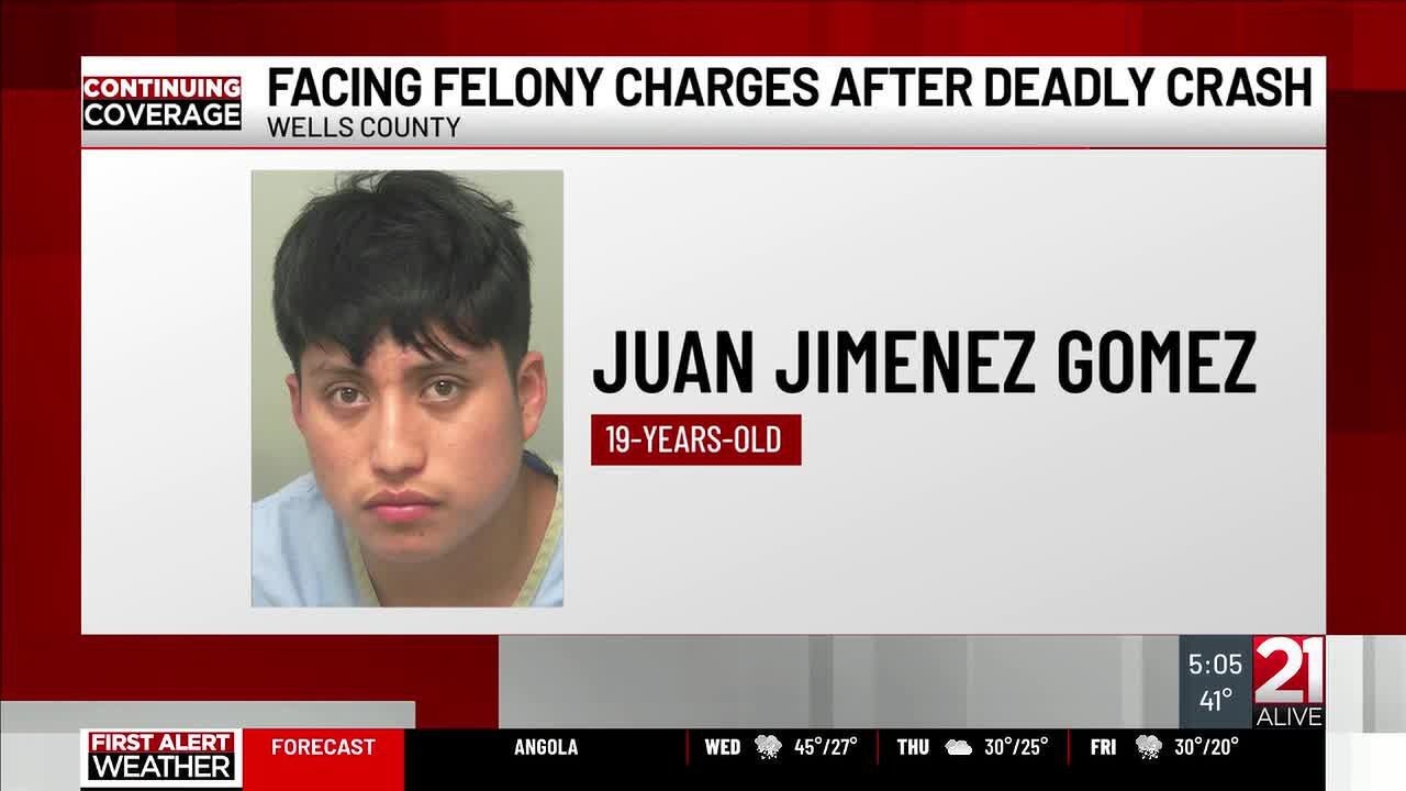 19-year-old Bluffton man charged in deadly weekend crash in Wells County