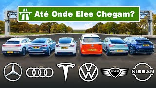 Eu dirigi esses NOVOS carros elétricos até MORREREM!