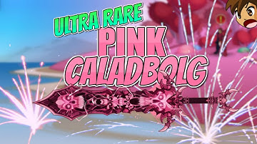 UNOBTAINABLE ➝ PINK CALADBOLG GIFT! (Ultra Rare!) AQW AdventureQuest Worlds