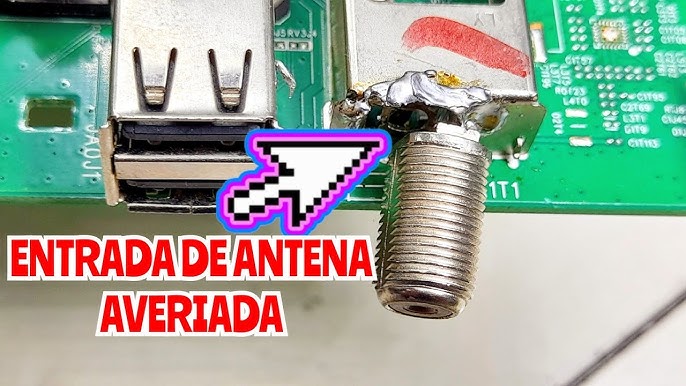 reparar antena de radio rota 