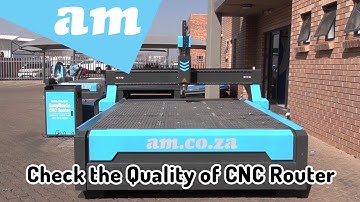 Quality Check on EasyRoute CNC Router, Components and Specs, Water Cooled Spindles and HSD Spindles