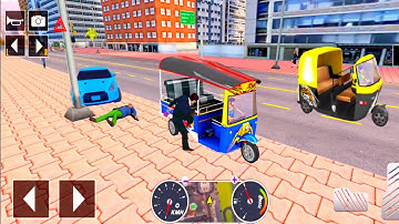 Tuk Tuk auto rickshaw driver 3D game - 302 auto rickshaw driving game - Android iOS Gameplay
