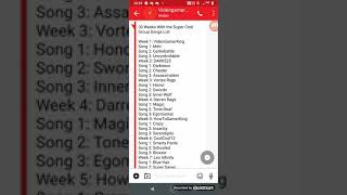 Fnf Mod30 Weeks With The Super Cool Group All Characters And Some Song Namesread The Description